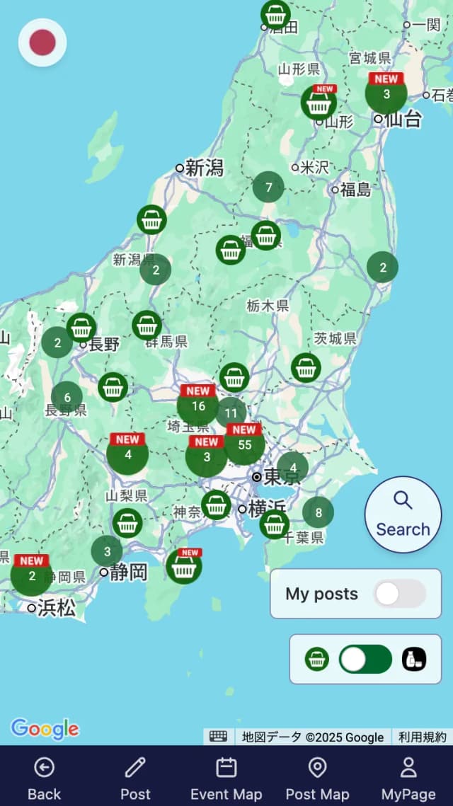SakeDoko Map Image